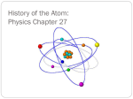 History of the Atom