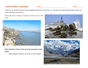 Ancient India: Geography