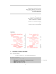 Probability density functions