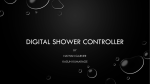 Digital Shower Controller