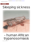 human African trypanosomiasis