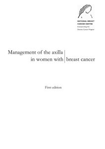 Management of the axilla in women with breast