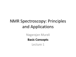 NMR Spectroscopy: Principles and Applications