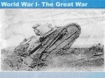 World War I- The Great War