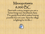 Mesopotamia 8,000 BC