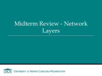 Midterm Review - Network Layers