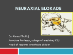 Neuraxial Blockade Anatomy and Landmarks