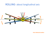ROLLING-‐ about longitudinal axis