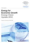 Energy for Economic Growth Energy Vision Update 2012