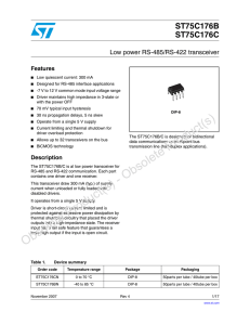 ST75C176B/C - STMicroelectronics