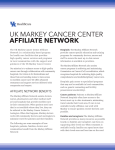 uk markey cancer center affiliate network