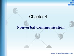 2. Functions of Nonverbal Communication