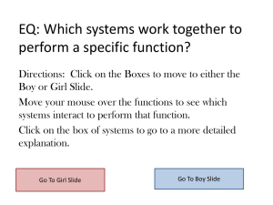 Body Systems Working Together