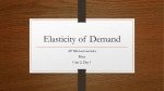 Elasticity of Demand - Ms. Rixie`s Website