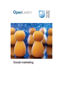 Social marketing - The Open University