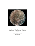 Figure 1 – [2] Callisto: The Secrets Within Amy Smith Physics 1040