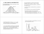 8. the normal distribution