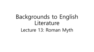 Backgrounds to English Literature