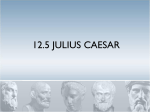 12.5 JULIUS CAESAR