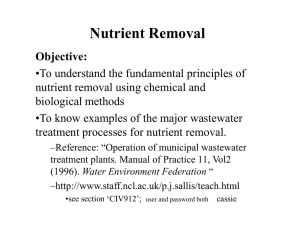 nutrient removal