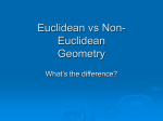 Euclidean vs Non-Euclidean Geometry