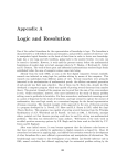 Logic and Resolution - Institute for Computing and Information