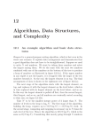 12 Algorithms, Data Structures, and Complexity