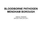 blood bourne pathogen - Mendham Borough School