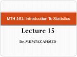 Lecture 15 Moments