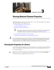 Viewing Network Element Properties