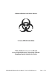 Guidelines on Biosafety in the Clinical Laboratory (Revised edition)