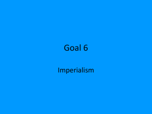 Goal_6_Imperialism_PPT - Public Schools of Robeson County