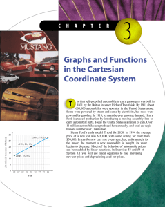 Graphs and Functions in the Cartesian Coordinate System
