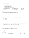 Geometry Test Chapter 1