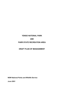 Yengo National Park and Parr State Conservation Area