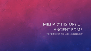 Military history of ancient Rome