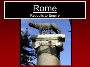 Rome Republic to Empire