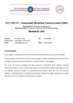 1 1231.7401.01 – Intergraded Marketing Communication (IMC
