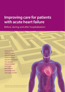 Improving care for patients with acute heart failure