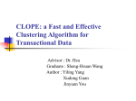 A novel clustering algorithm based on weighted support and its