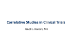 Correlative Studies in Clinical Trials