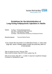 Clinical Guideline for the administration of Antipsychotic Depot