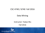 CSC 4740 - Yubao Wu