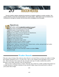 Chapter 20 Aviation Weather