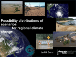Generating possibility distributions of scenarios for regional climate