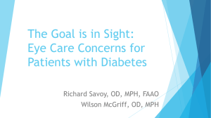 Diabetes - Tennessee Public Health Association