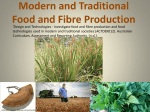 Aboriginal technologies and fibre