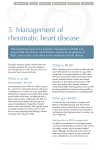 management of RHD - Rheumatic Heart Disease Australia