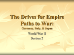 Paths to War: The Drives for Empire