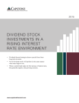 dividend stock investments in a rising interest rate environment